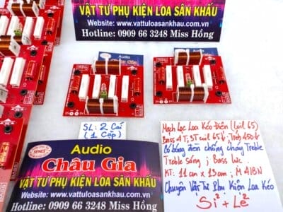 MẠCH LỌC LOA KÉO ĐIỆN AUDIO CHÂU GIA