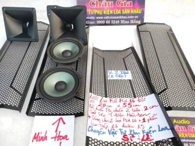LƯỚI LOA FULL MID 16 ĐÔI 20CM X 55CM AUDIO CHÂU GIA