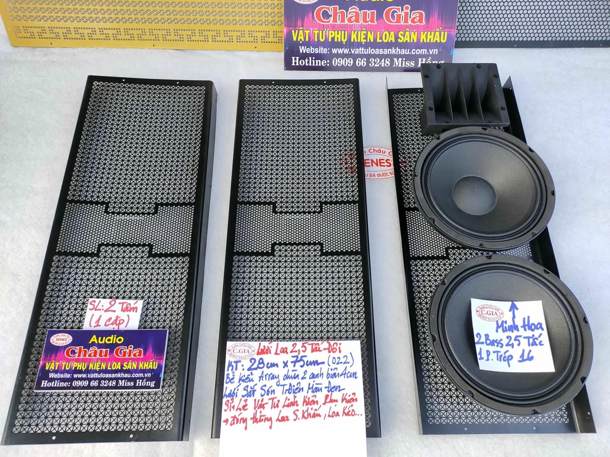 LƯỚI LOA 2,5 TẤC ĐÔI AUDIO CHÂU GIA