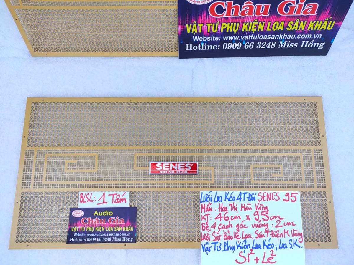 LƯỚI LOA KÉO 4 TẤC ĐÔI SENES 95 AUDIO CHÂU GIA