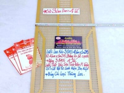 LƯỚI LOA KÉO 3 BASS 4,6M X 1M215 AUDIO CHÂU GIA