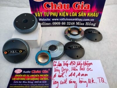 CỦ LOA TRÉP 450 NẮP NHÔM AUDIO CHÂU GIA