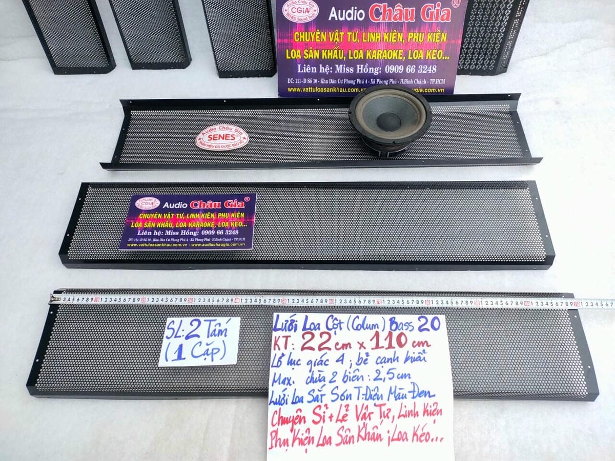 LƯỚI LOA CỘT (COLUM) BASS 20 AUDIO CHÂU GIA