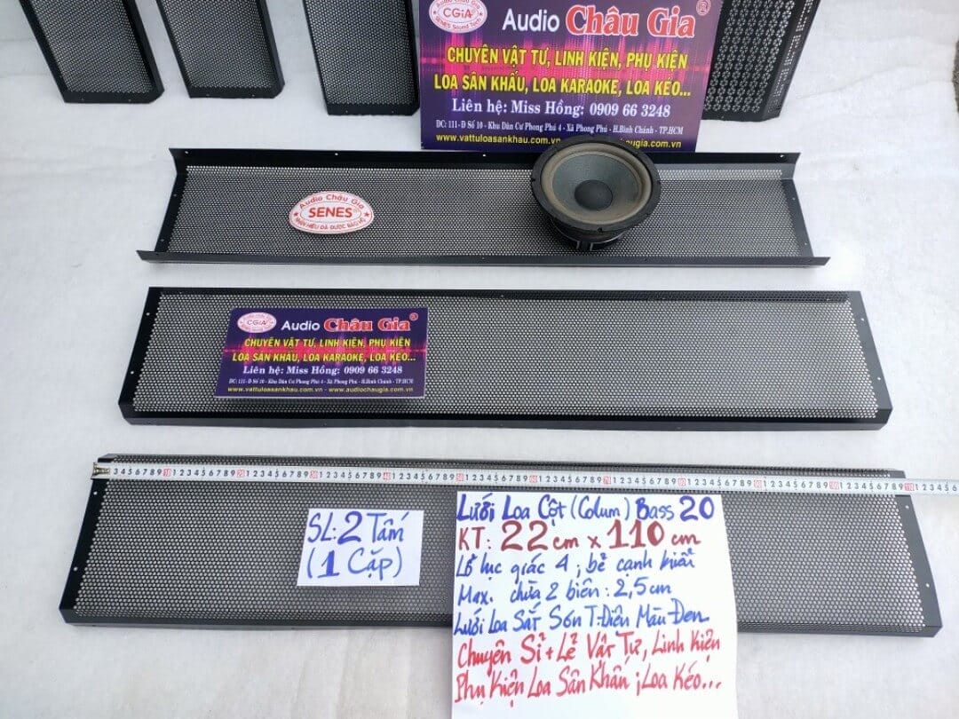 LƯỚI LOA CỘT (COLUM) BASS 20 AUDIO CHÂU GIA
