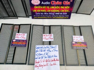 COMBO LƯỚI LOA KÉO 3 BASS 4 TẤC AUDIO CHÂU GIA