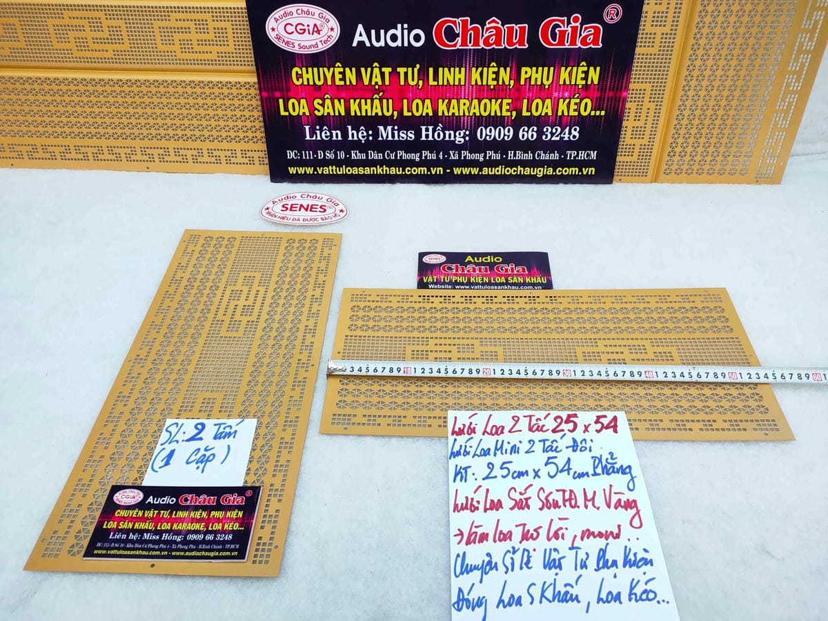 LƯỚI LOA 2 TẤC AUDIO CHÂU GIA