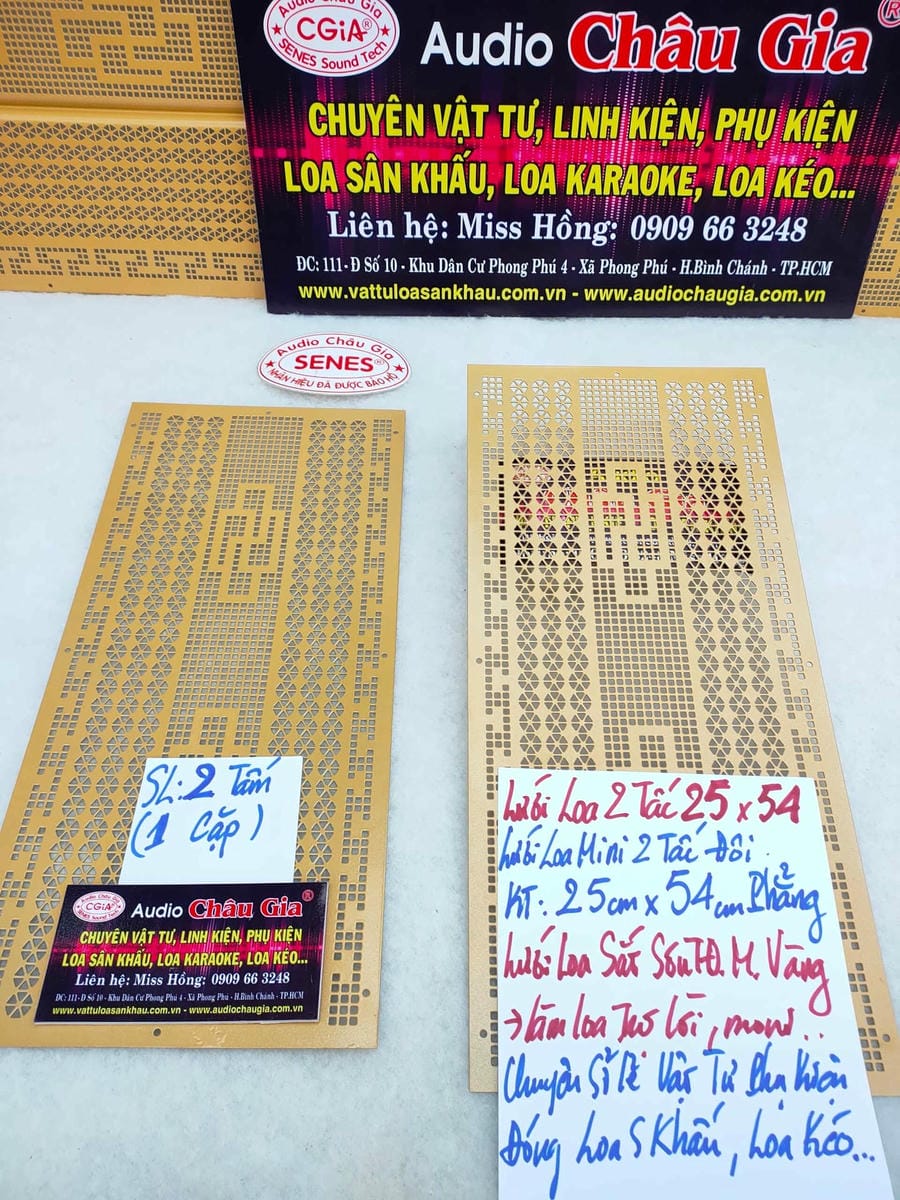 LƯỚI LOA 2 TẤC AUDIO CHÂU GIA