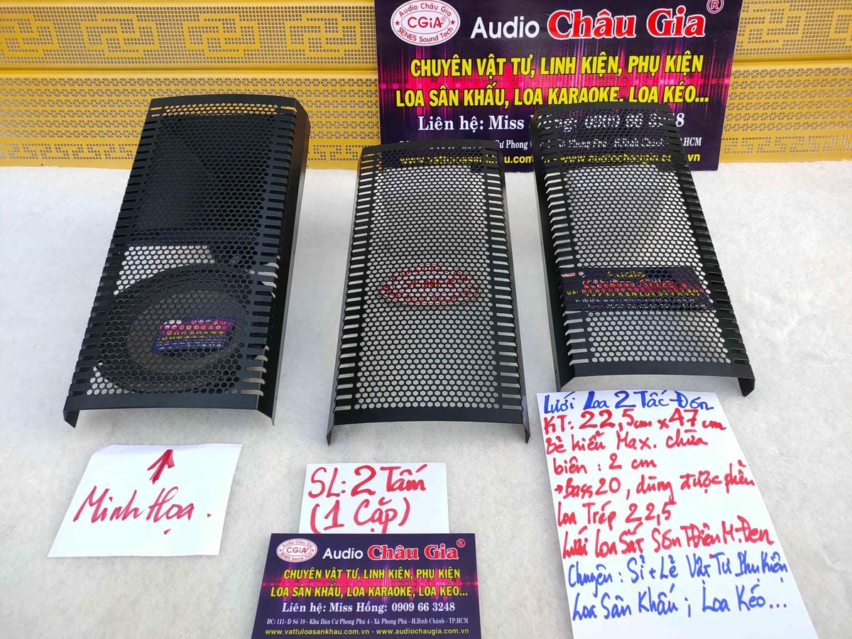 LƯỚI LOA 2 TẤC ĐƠN AUDIO CHÂU GIA