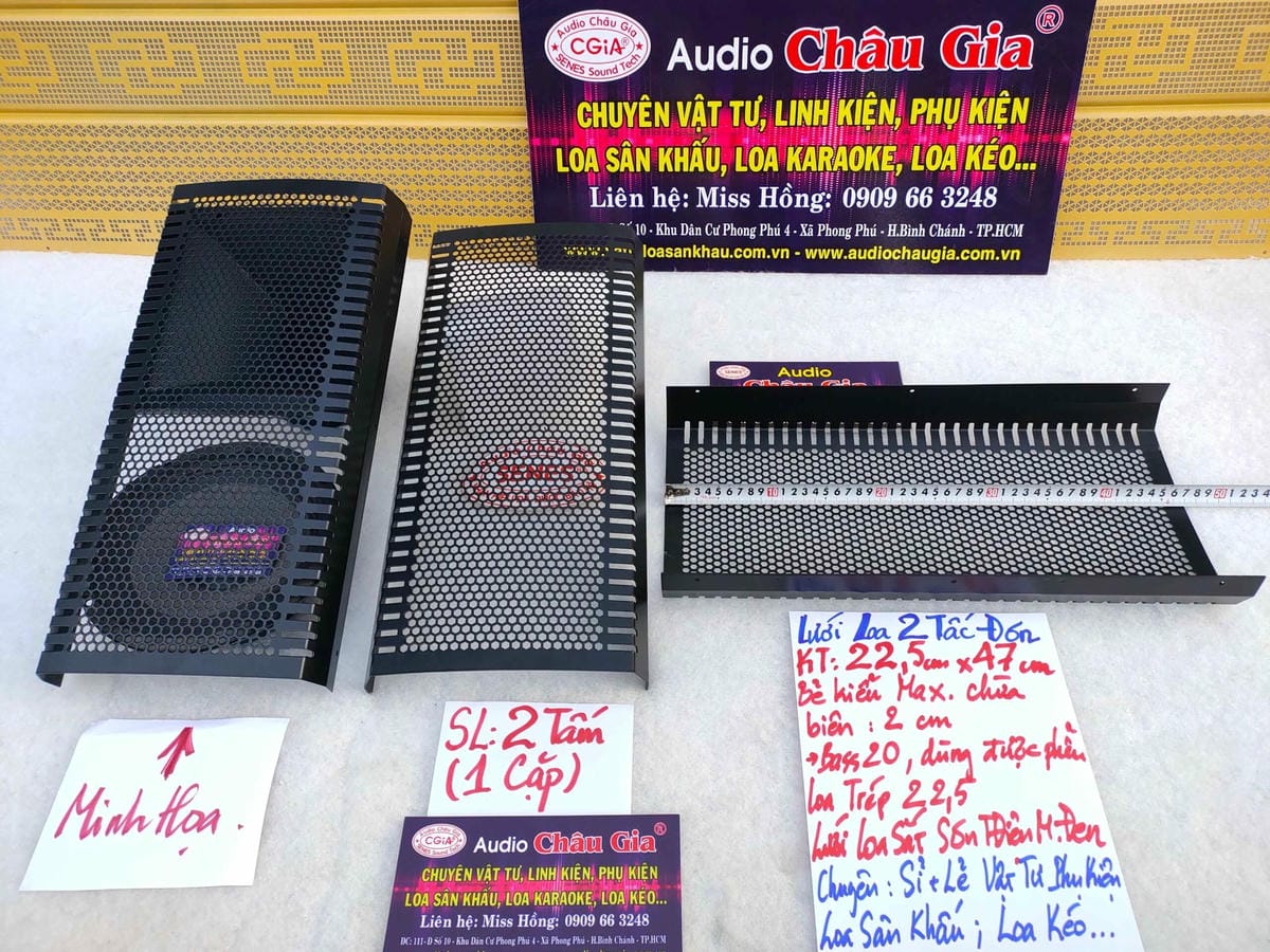 LƯỚI LOA 2 TẤC ĐƠN AUDIO CHÂU GIA