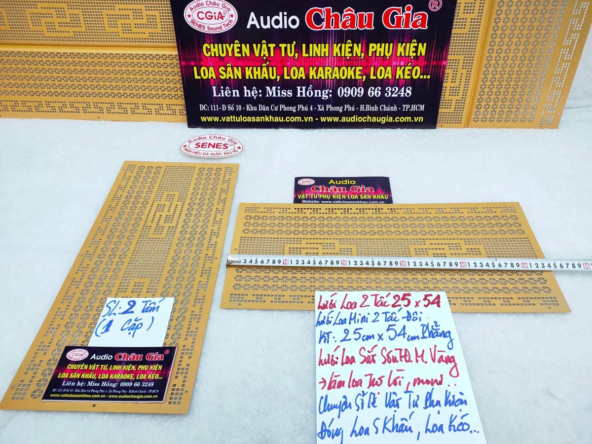 LƯỚI LOA 2 TẤC AUDIO CHÂU GIA