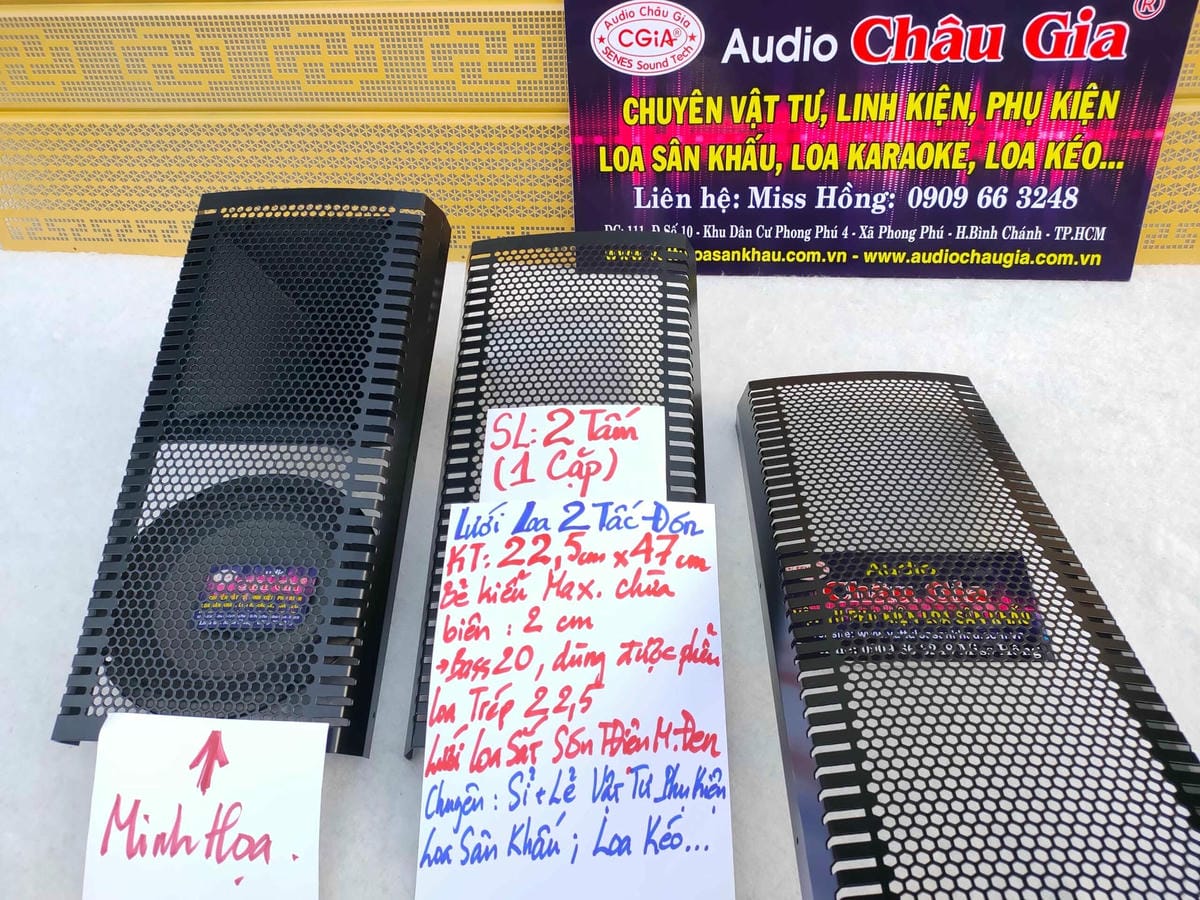 LƯỚI LOA 2 TẤC ĐƠN AUDIO CHÂU GIA