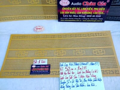 LƯỚI LOA KÉO 3 BASS AUDIO CHÂU GIA