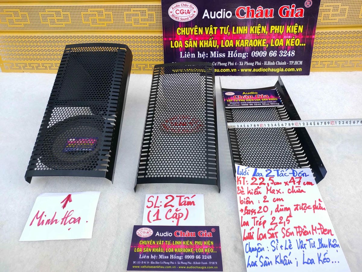 LƯỚI LOA 2 TẤC ĐƠN AUDIO CHÂU GIA