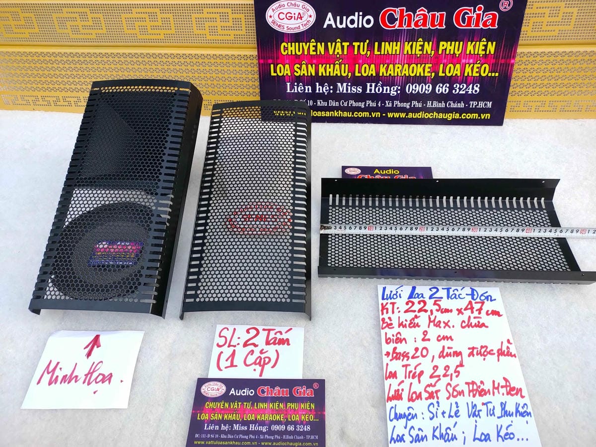 LƯỚI LOA 2 TẤC ĐƠN AUDIO CHÂU GIA