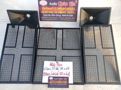 LƯỚI LOA 3 TẤC ĐÔI RÚT GỌN - AUDIO CHÂU GIA.