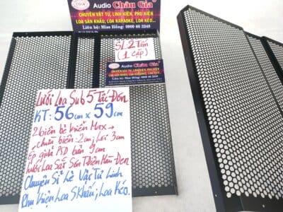 LƯỚI LOA SUB 5 TẤC ĐƠN - AUDIO CHÂU GIA